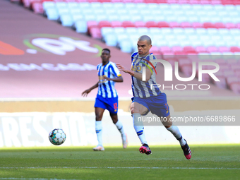 Pepe of FC Porto in action during the Liga NOS match between SL Benfica and FC Porto at Estadio da Luz on May 6, 2021 in Lisbon, Portugal....