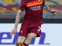 Rick Karsdorp of AS Roma during the UEFA Europa League Semi-Final match between AS Roma and Manchester United at Stadio Olimpico, Rome, Ital...