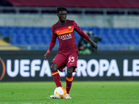 Ebrima Darboe of AS Roma during the UEFA Europa League Semi-Final match between AS Roma and Manchester United at Stadio Olimpico, Rome, Ital...