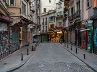 The empty streets of Istanbul, Turkey seen on May 5, 2021. The government imposed a 19-day curfew which started on April 29 and will end on...