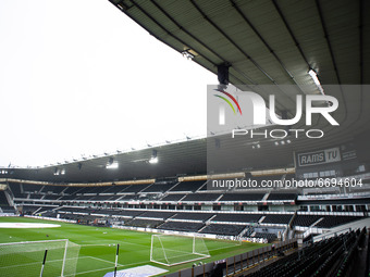  Pride Park before the crucial relegation decider during the Sky Bet Championship match between Derby County and Sheffield Wednesday on Satu...