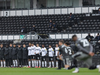  Sheffield Wednesday take a knee before the Sky Bet Championship match between Derby County and Sheffield Wednesday at Pride Park, Derby on...
