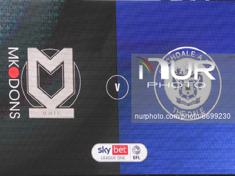  Sky Bet League One match between MK Dons and Rochdale at Stadium MK, Milton Keynes, UK on 9th May 2021. (