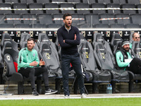  Rochdale's manager Brian Barry-Murphy during the first half of the Sky Bet League One match between MK Dons and Rochdale at Stadium MK, Mil...