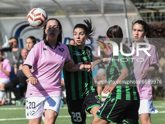 Clara Cancilla during the Serie C match between Palermo Women and Chieti Femminile, at the Pasqaulino Stadium in Palermo, Italy, on 9 May 20...