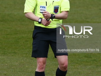  
Referee:
Kirsty Dowle during  Barclays FA Women's Super League  match between West Ham United Women and Manchester City  at The Chigwell C...