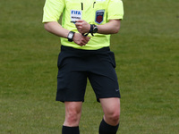  
Referee:
Kirsty Dowle during  Barclays FA Women's Super League  match between West Ham United Women and Manchester City  at The Chigwell C...
