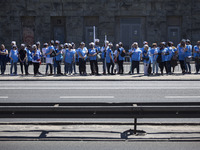 Protest of nurses and midwives in Warsaw, Poland on May 12, 2021. (