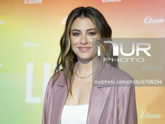 Blanca Suarez attends 'Etam Swimwear Collection 2021' presentation at Room Mate Macarena on May 12, 2021 in Madrid, Spain. (
