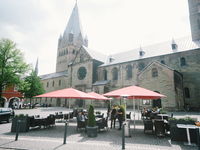 general view of outdoor cafe in Soest, Germany on May 12, 2021 as Soest and Lippstadt are two the first model cities to be selected in North...