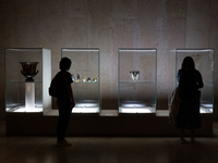 Visitors at the Calouste Gulbenkian Museum celebrates the International Museum Day with the main exposition with a free entry, in Lisbon, Po...