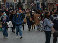 A crowded Grafton Street in Dublin city center.
The next stage of defrosting the Irish economy and easing restrictions will be split into a...