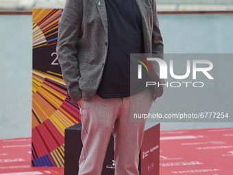 Carlos Theron attends the 'Operacion Camaron' 24th Malaga Film Fest photocall at Muelle Uno in Malaga, Spain (