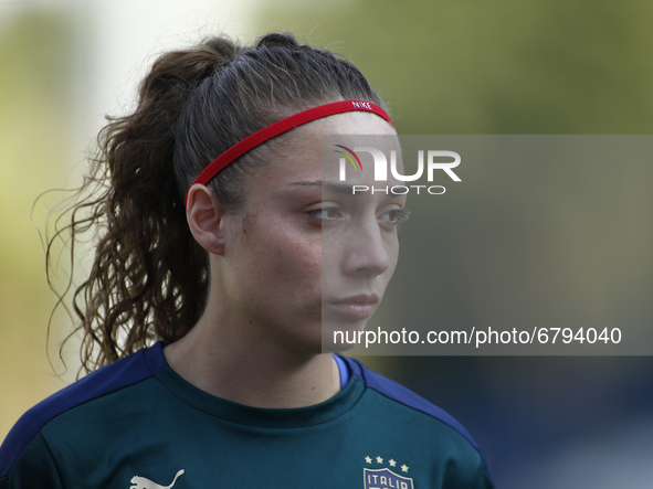 Benedetta Glionna during friendly match match between Italy v Holland Woman, in Ferrara, Italy on June 10, 2021.  