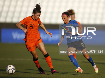 Dominique Janssen during friendly match match between Italy v Holland Woman, in Ferrara, Italy on June 10, 2021.  (
