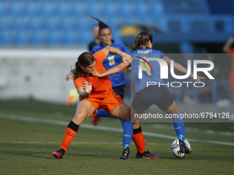 Valentina Giacinti during friendly match match between Italy v Holland Woman, in Ferrara, Italy on June 10, 2021.  (