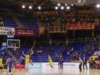 Public whatching the game during the Liga ACB playoff 3rd match of the semi final between FC Barcelona and Lenovo Tenerife at Palau Blaugran...