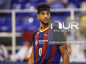 0 Davies of FC Barcelona during the Liga ACB playoff 3rd match of the semi final between FC Barcelona and Lenovo Tenerife at Palau Blaugrana...