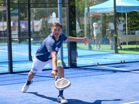 Davide Bonora  during the Padel Solidarity at the Rieti Sport Festival, in Rieti, Italy, on June 13, 2021. (