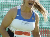 castells in action during  hammer throw of the Madrid Athletics Meeting held at Vallehermoso stadium, in Madrid, on 19 june 2021. (