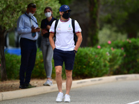 Valtteri Bottas of Mercedes-AMG Petronas F1 Team  arrive before race of French GP in Paul Ricard Circuit in Le Castelett, Provence-Alpes-Côt...