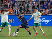 Cincinnati’s Jurgen Locadia moves the ball upfield during a MLS soccer match between FC Cincinnati and the Colorado Rapids that ended in a 2...