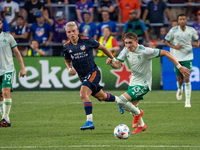 Colorado’s Sam Vines moves the ball upfield during a MLS soccer match between FC Cincinnati and the Colorado Rapids that ended in a 2-0 Colo...