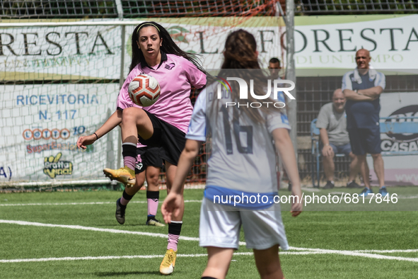 Clara Caniclla during the Serie C match between Palermo Women and Pescarai Femminile, at the Pasqaulino Stadium in Palermo. Italy, Sicily, P...