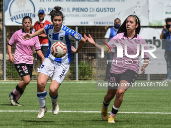 Clara Caniclla during the Serie C match between Palermo Women and Pescarai Femminile, at the Pasqaulino Stadium in Palermo. Italy, Sicily, P...