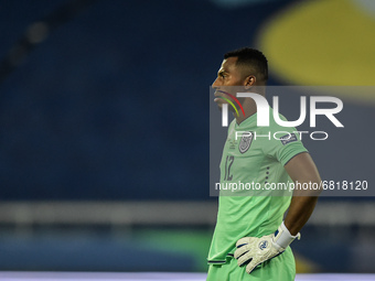 
Angulo player from Equador during a match against Venezuela at the Engenhão stadium, for the Copa America 2021, at Estadio Olímpico Nilton...