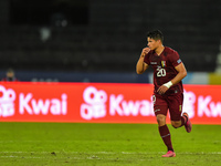 Hernandez Venezuela player celebrates his goal during a match against Equador at the Engenhão stadium for the Copa America 2021, at Estadio...