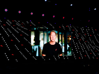 Hans Vestberg Chairman & CEO of Verizon, holding a virtual live conference at the Keynote 1: Our Connected World, during the Mobile World Co...