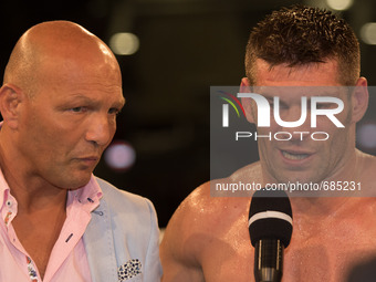 Clemente Russo of Italy during the Heavy Weight APB Final Ranking in  EXPO 2015 in Milan on July 11, 2015
 (