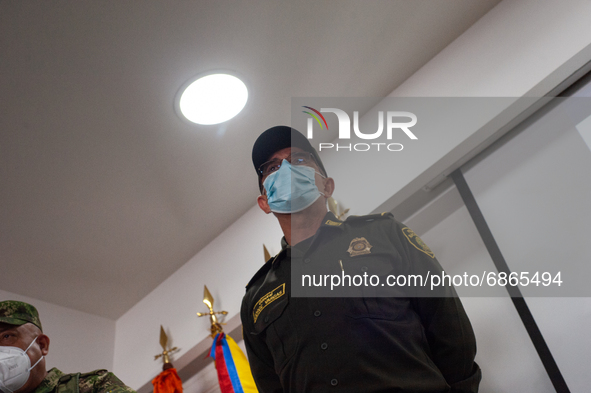 Colombia's major police General Jorge Luis Vargas as Colombia's high rand military and police generals, Major General of Police, Jorge Luis...