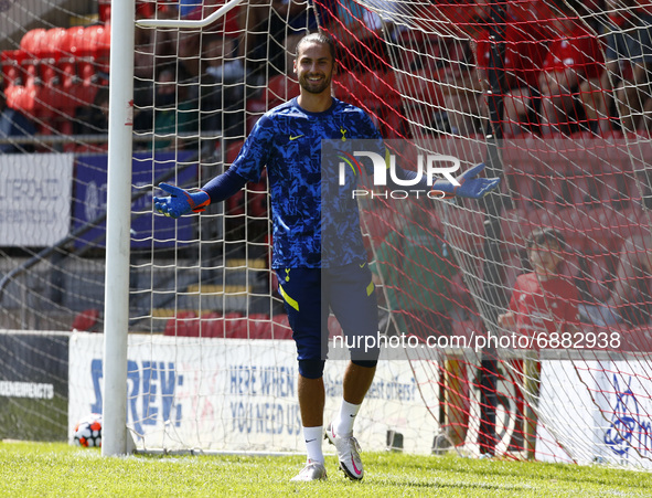 during JE3 Foundation Trophy between Leyton Orient and Tottenham Hotspur at Breyer Group Stadium , Leyton, UK on17th July 2021
 

 