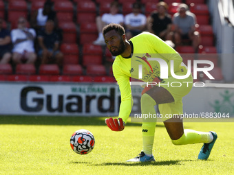 Lawrence Vigouroux of Leyton Orient during JE3 Foundation Trophy between Leyton Orient and Tottenham Hotspur at Breyer Group Stadium , Leyto...