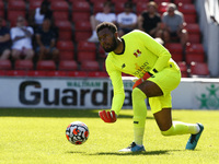 Lawrence Vigouroux of Leyton Orient during JE3 Foundation Trophy between Leyton Orient and Tottenham Hotspur at Breyer Group Stadium , Leyto...