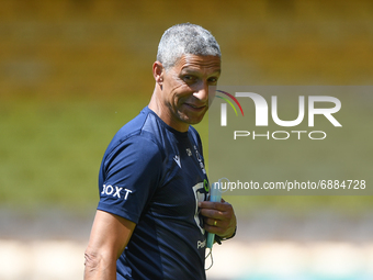 
Nottingham Forest manager, Chris Hughton during the Pre-season Friendly match between Port Vale and Nottingham Forest at Vale Park, Burslem...