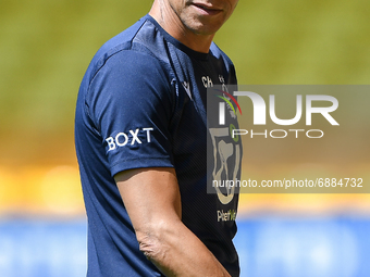
Nottingham Forest manager, Chris Hughton during the Pre-season Friendly match between Port Vale and Nottingham Forest at Vale Park, Burslem...