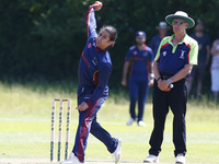  Jonathan Das of Wanstead cc during Dukes Essex T20 Competition - Final between Wanstead and Snaresbrook CC and Brentwood CC  at Toby Howe C...