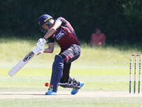 Christopher Green of Brentwood cc during Dukes Essex T20 Competition - Final between Wanstead and Snaresbrook CC and Brentwood CC  at Toby H...
