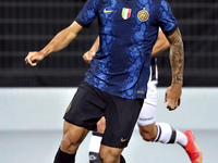 Martin Satriano of FC Internazionale in action during the Pre-Season Friendly match between Lugano and FC Internazionale at Cornaredo Stadiu...