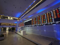 A view of the Stock Exchange in Sao Paulo, Brazil, on July 19, 2021. (