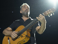 Singer Jorge Drexler  during a concert at festival Noches del Botanico, on 21 July, 2021 in Madrid, Spain (