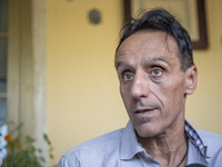 Roberto Berardi, Italian businessman arrested in Guinea,  two years ago, back home in Latina, Italy July 14, 2015. (