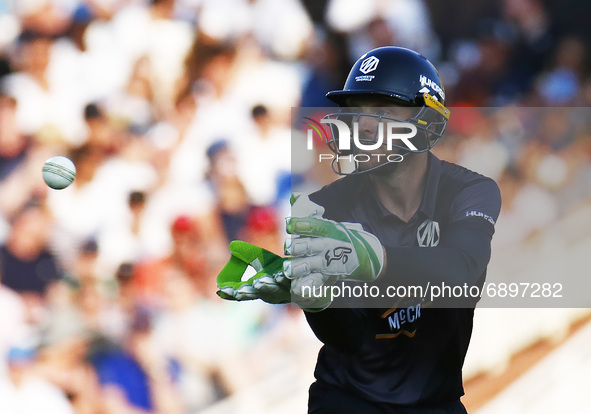 Jos Buttler of Manchester Originals during The Hundred between Oval Invincible Men and Manchester Originals Men at Kia Oval Stadium, in Lond...