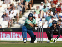Colin Ingram of Oval Invincibles during The Hundred between Oval Invincible Men and Manchester Originals Men at Kia Oval Stadium, in London,...