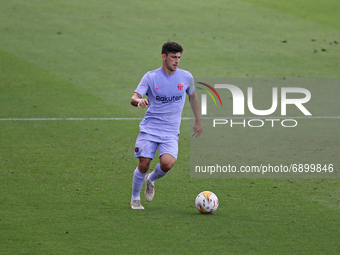 Yusuf Demir during the friendly match between FC Barcelona and Girona FC, played at the Johan Cruyff Stadium on 24th July 2021, in Barcelona...