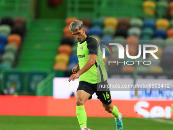 Ruben Vinagre of Sporting CP in action during the Pre-Season Friendly match Cinco Violinos Trophy between Sporting CP and Olympique Lyonnais...