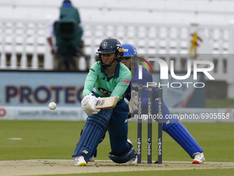 Joanne Gardner of Oval Invincibles Women during The Hundred between London Spirit Women and Oval Invincible Women at Lord's Stadium , London...